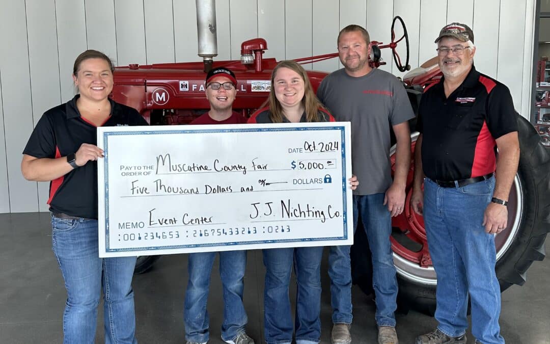 J. J. Nichting Gifts ,000 to Fair Event Center for Seating in the Meeting Room